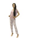 Full-length female mannequin dressed in nightwear. Royalty Free Stock Photo