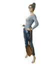 Full-length female mannequin. Royalty Free Stock Photo