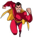 Superhero Running Frontal View