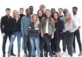 Full length . group of diverse young people standing together Royalty Free Stock Photo