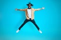Full length of happy young African man Royalty Free Stock Photo