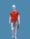 Full-length male mannequin.