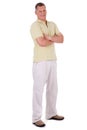 Full length of middle aged man standing Royalty Free Stock Photo