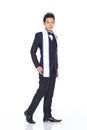 Mister Pageant Contest in Evening Ball suit with Diamond Crown, Royalty Free Stock Photo