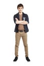 Full length portrait of Asian young man