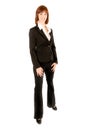 Full length portrait of beautiful business woman Royalty Free Stock Photo