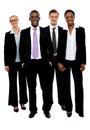 Full length portrait of business colleagues Royalty Free Stock Photo