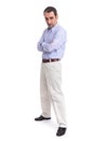 Full length portrait business man Royalty Free Stock Photo