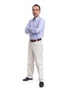 Full length portrait business man Royalty Free Stock Photo