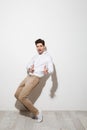 Full length portrait of a confident young man Royalty Free Stock Photo