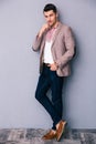 Full length portrait of a fashion man Royalty Free Stock Photo