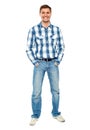 Full length portrait of fashionable young man Royalty Free Stock Photo