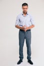 Full length portrait of a handsome businessman Royalty Free Stock Photo