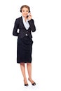 Woman in suit Royalty Free Stock Photo
