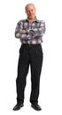 Full length portrait of an old man Royalty Free Stock Photo