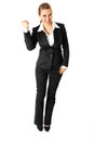 Full length portrait of successful business woman Royalty Free Stock Photo