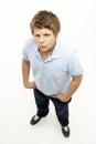 Full Length Portrait Of Young Boy Royalty Free Stock Photo
