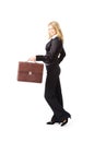Full length portrait of a young business woman Royalty Free Stock Photo