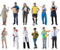 Diverse professions people Royalty Free Stock Photo