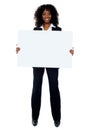 Full length shot of african business lady Royalty Free Stock Photo