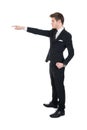 Angry Businessman Pointing Royalty Free Stock Photo