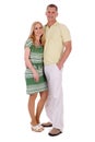 Full length of smiling middle aged couple standing Royalty Free Stock Photo