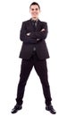 Full length of successful businessman Royalty Free Stock Photo