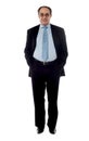 Full-length view of a company manager