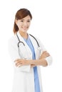 Full length of young smiling professional Doctor Royalty Free Stock Photo