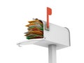 Full Mailbox 2 Royalty Free Stock Photo