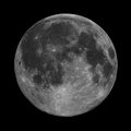 Full moon on the night sky observing Royalty Free Stock Photo