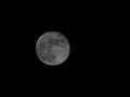 a full moon in black sky Royalty Free Stock Photo