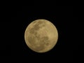 Full moon closeup craters Royalty Free Stock Photo