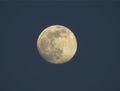 The full moon, closeup