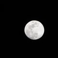 Full moon in the dark sky during night time, Great super moon in sky