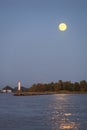 Full Moon Dusk, Steveston Harbor