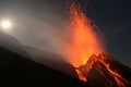 Full moon eruption , Stromboli