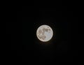 Full moon before the Lunar Moon Eclipse November 19 2021 Royalty Free Stock Photo