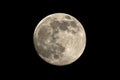 Full moon at night spends in the sky Royalty Free Stock Photo