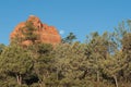 Full Moon Over Red Rocks Royalty Free Stock Photo