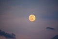 Full moon over Tampa Bay in Florida. Royalty Free Stock Photo