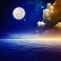 Full moon Royalty Free Stock Photo