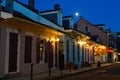 Moon rise over the French Quarter Royalty Free Stock Photo