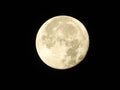 Full Moon, telescopic view