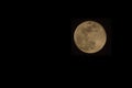 Full Moon in Uganda Royalty Free Stock Photo