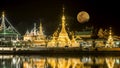 Full Moon at Wat Jong Kham and Jong Klang Temple