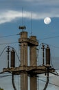 Full Moon and Wires