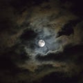 Full Moon - Wolf Moon Royalty Free Stock Photo