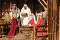 Full Nativity Scene Royalty Free Stock Photo