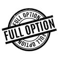 Full Option rubber stamp